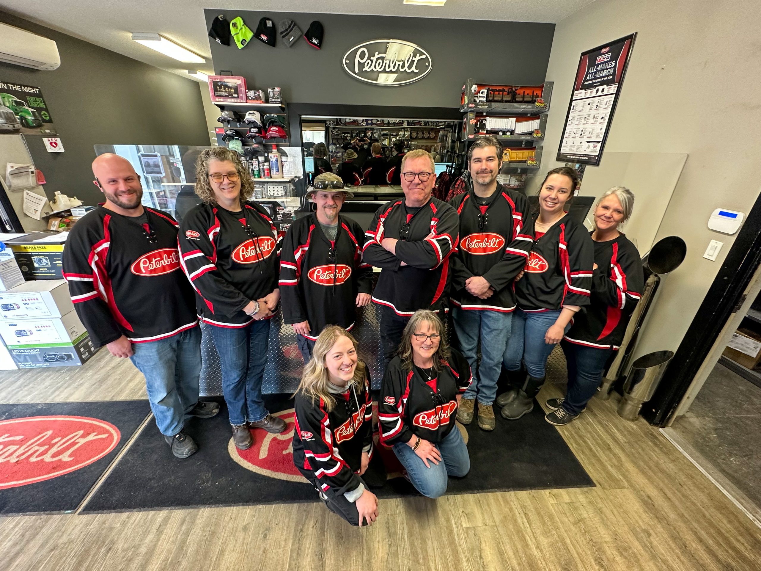 Peterbilt Pacific team